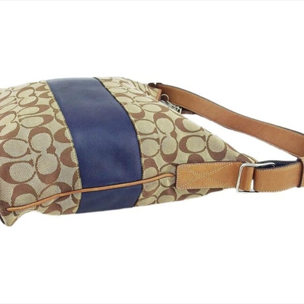 COACH 2WAY Shoulder Bag Signature Authentic Used C4461 - Picture 5 of 8